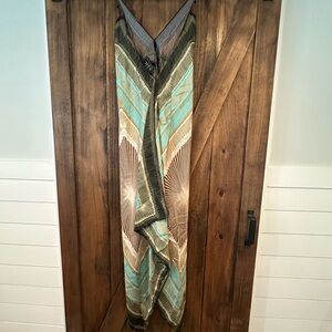 Nicole Miller silky handkerchief dress